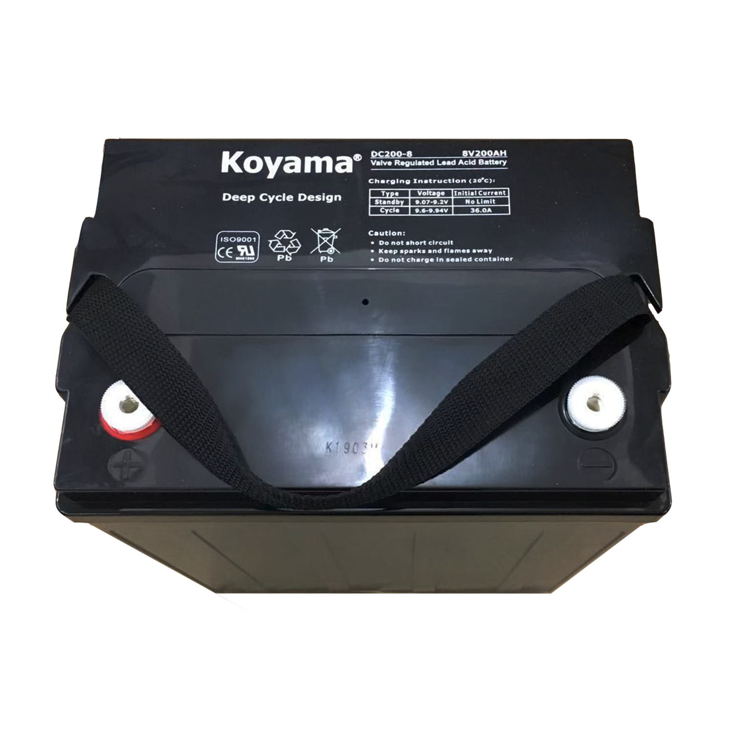 Factory Straight VRLA Deep Cycle AGM Lead acid Battery 8V 200AH Energy Storage battery for power EV car golf cart floor machine