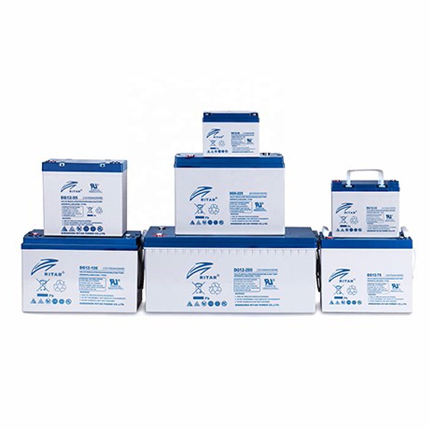 Ritar 12v 150ah 200ah 250ah 260ah solar gel battery solar lead acid batterie for power storage