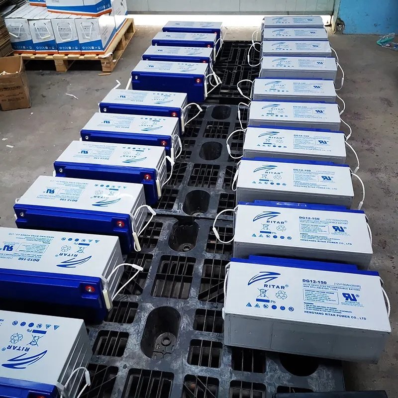 Ritar 12v 150ah 200ah 250ah 260ah solar gel battery solar lead acid batterie for power storage