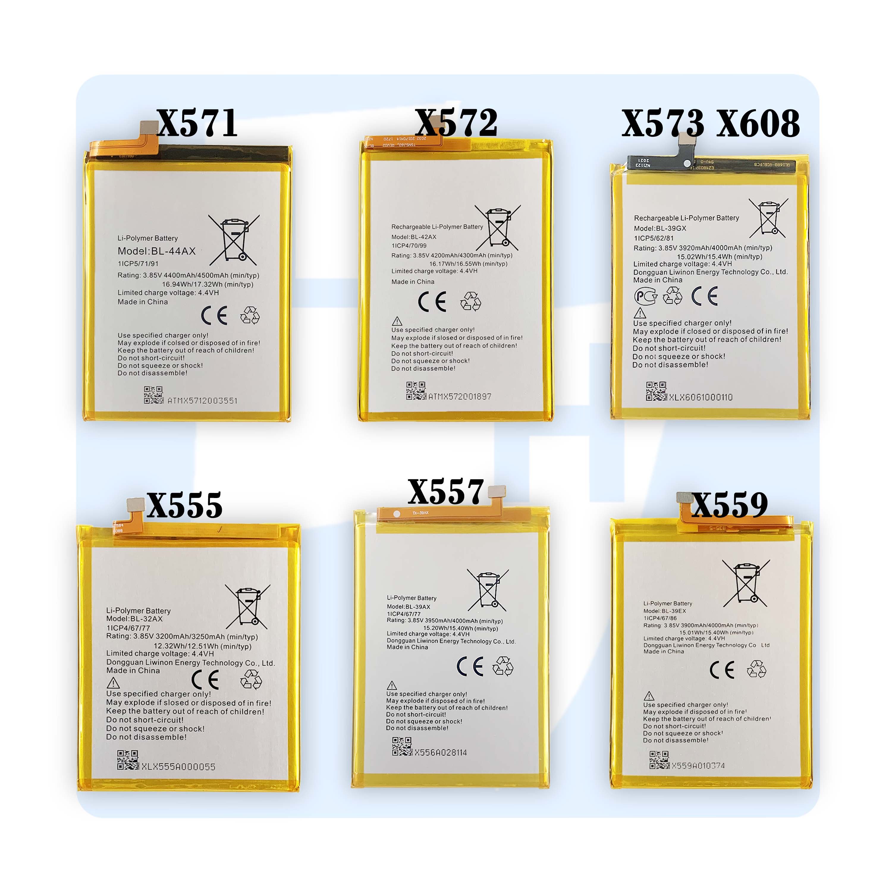 OEM High quality battery X610 X606 X609 X620 X622 X623 X624 X625 X626 X627 X650 X655 X656 cell phone battery for infinix X689