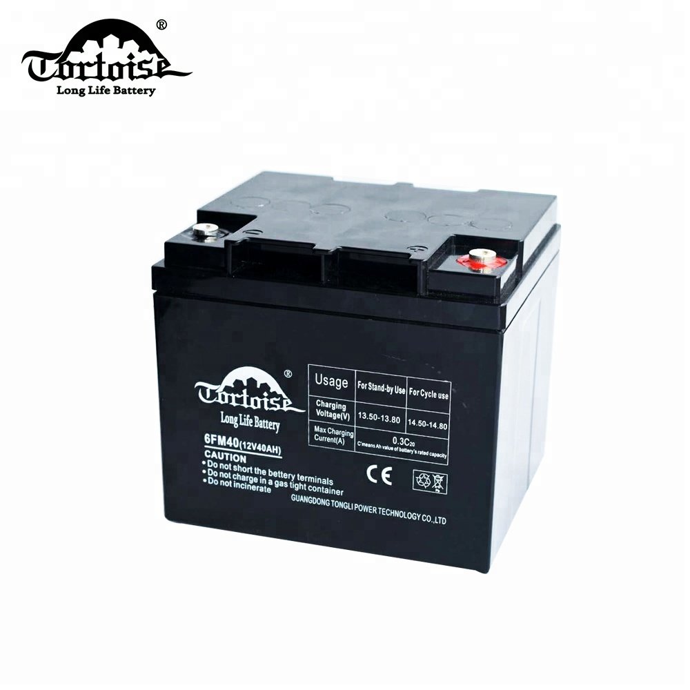 6FM40 12v 40ah battery price solar storage URS rechargeable deep cycle Lead-acid batteries
