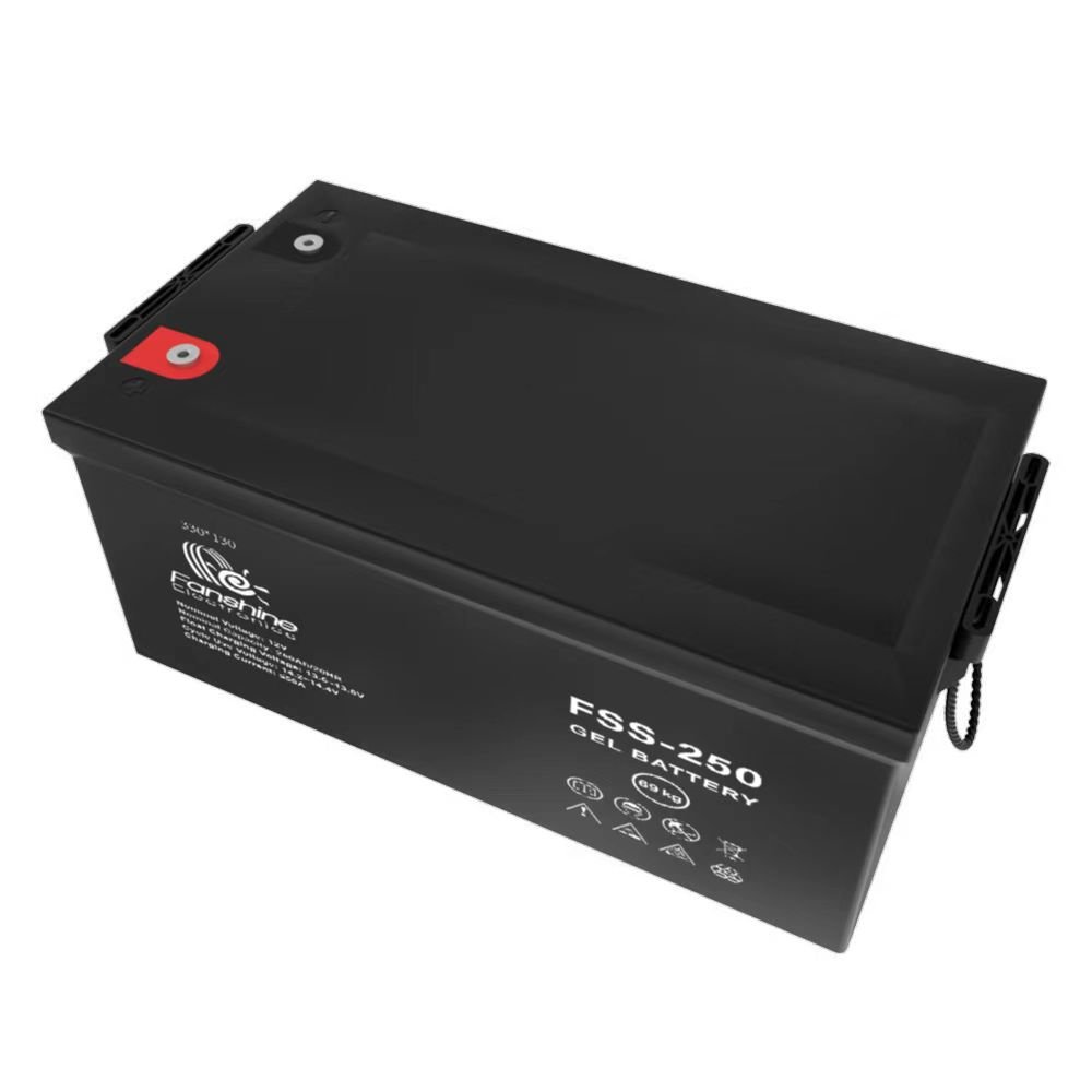 Fanshine AGM 12V Battery Long Life Solar AGM Gel Battery 200AH 250AH Lead Acid Battery Solar Energy Home System