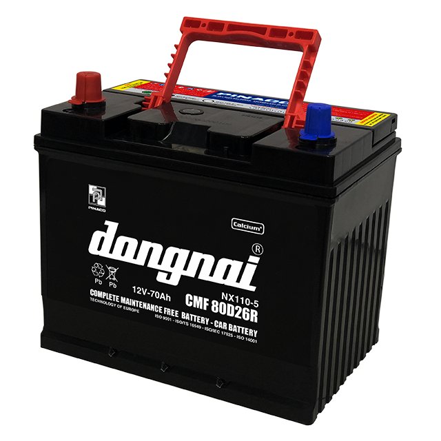 CMF 80D26R (12V-70Ah) Car Maintenance-Free Battery Sealed Type for Efficient Power Management