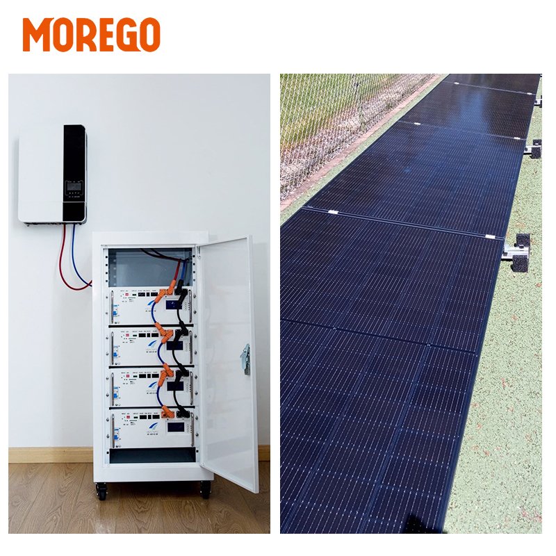 Moregosolar off grid solar energy system 5000W 10KW bateria de litio para panel solar paneles solares 1000 watts