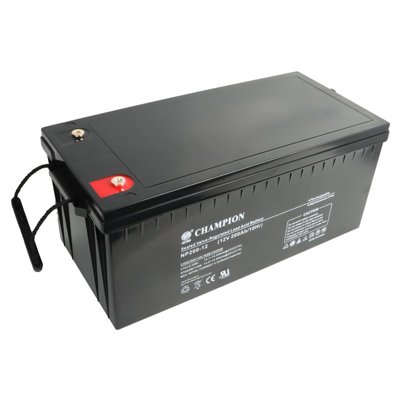 Battery champion Sealed lead acid prismatic cell rechargeable Deep cycle battery 12v200ah SMF for forklift solar inverter ups