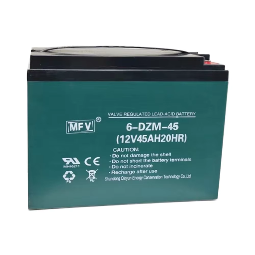 12V 45Ah VRLA Rechargeable Lead-Acid Battery Sealed for UPS Electric Cars Golf Carts Lighting Power Tools