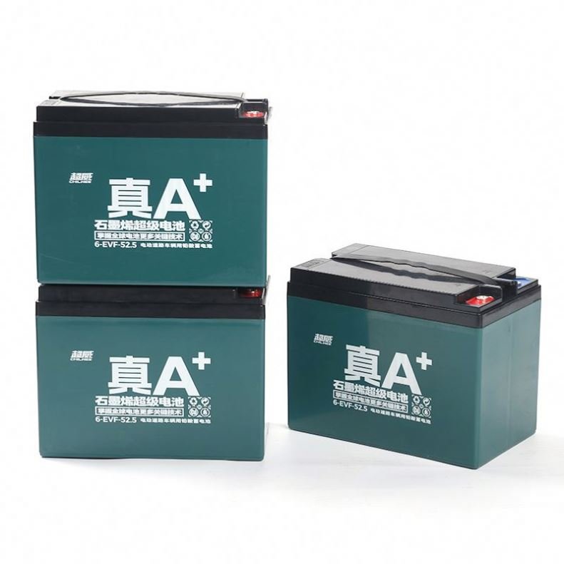 Electric Motorcycle 12V52.5Ah 48V 60V 72V Batteries Pack Lead Acid Battery