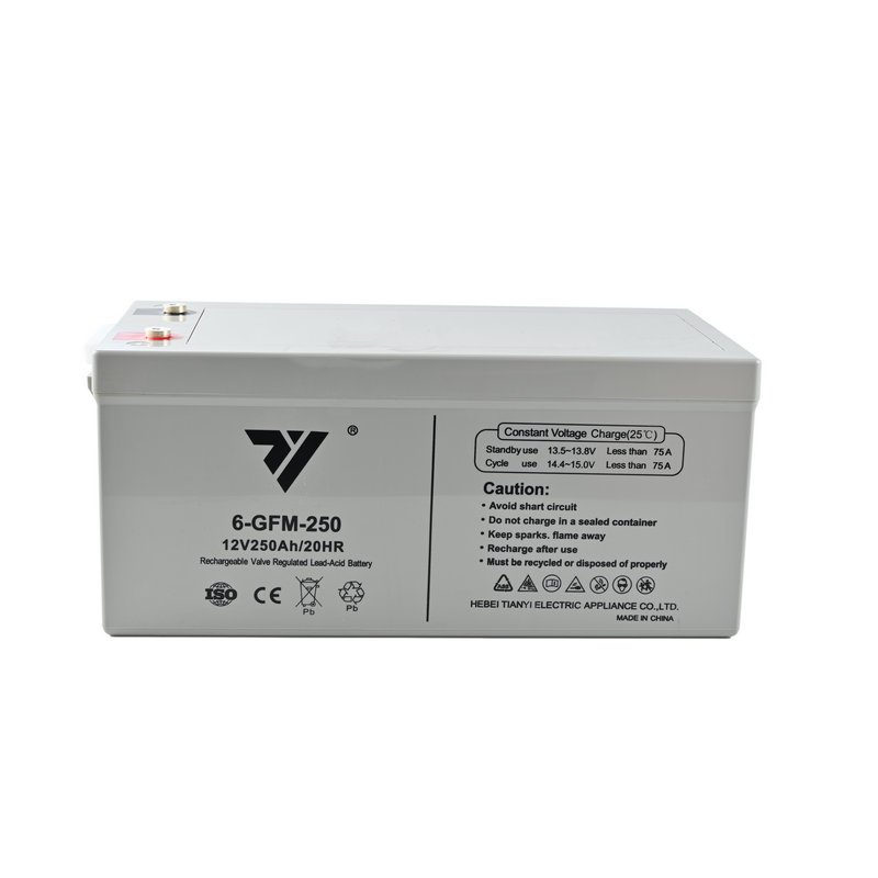 TIANYI Rechargeable battery UPS EPS Emergency System Fire Fighting Solar Energy Solar Power 12V 250AH 20HR Lead-Acid Battery
