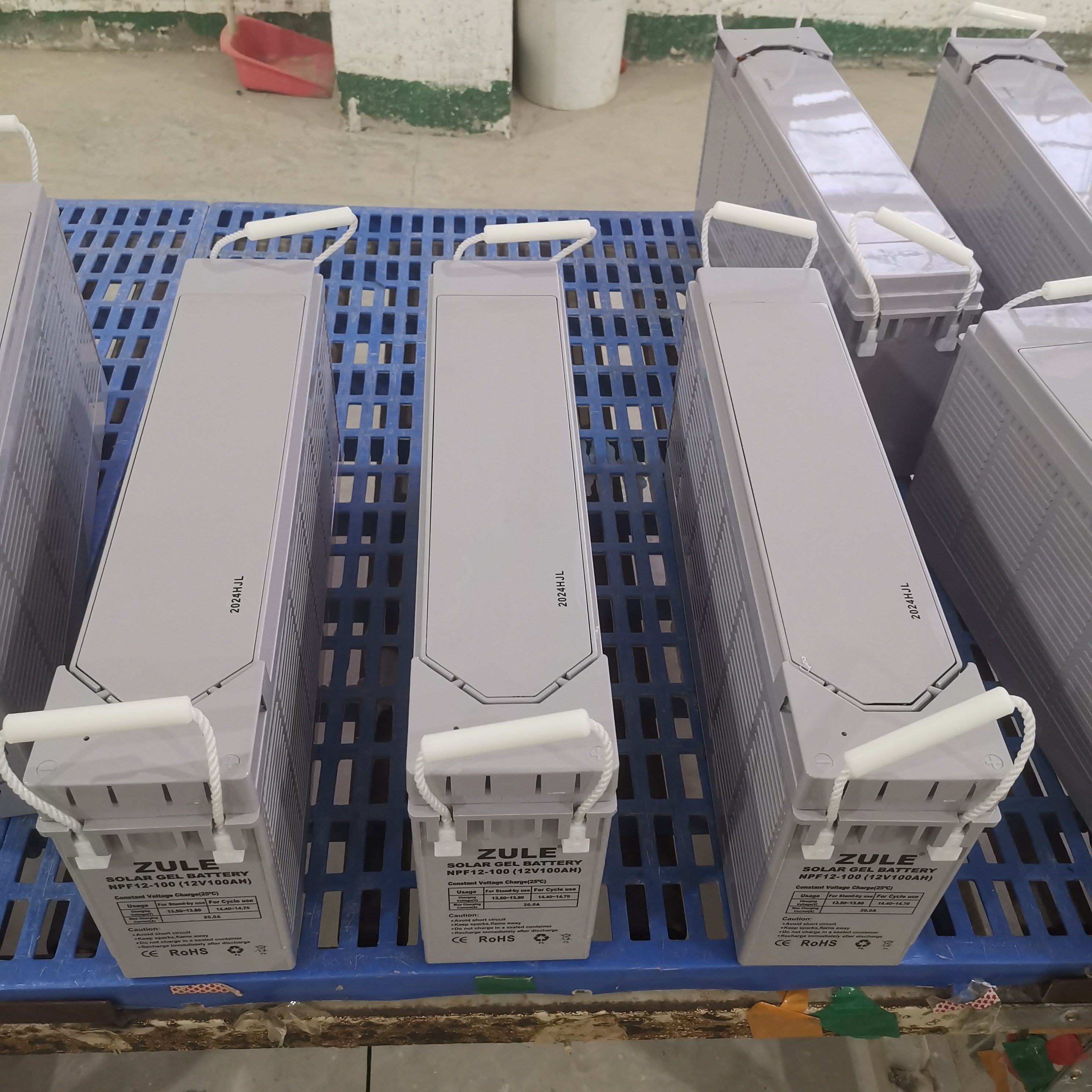 Deep cycle solar battery 12v100ah front terminal battery Lead-acid battery for backup power
