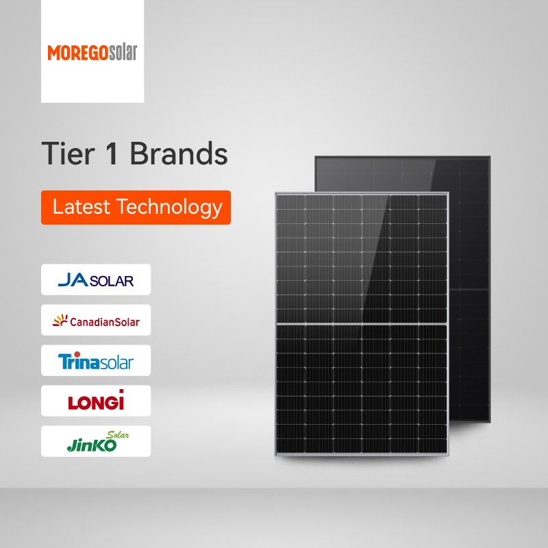 Moregosolar off grid solar power system home 5000W solar energy system 5 KW 10kW 12kw 20kw electric generator ship to Ecuador