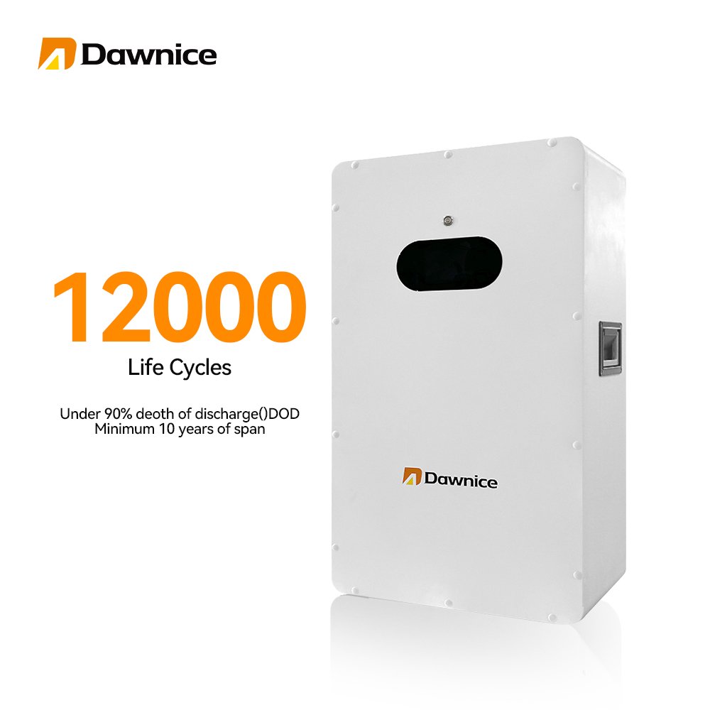 Dawnice EU Stock LiFePo4 Battery EMS 10kw 15kw 16KW 48V 51.2v 100Ah 200Ah 314ah Home Power Wall-Mounted Lithium Ion Battery