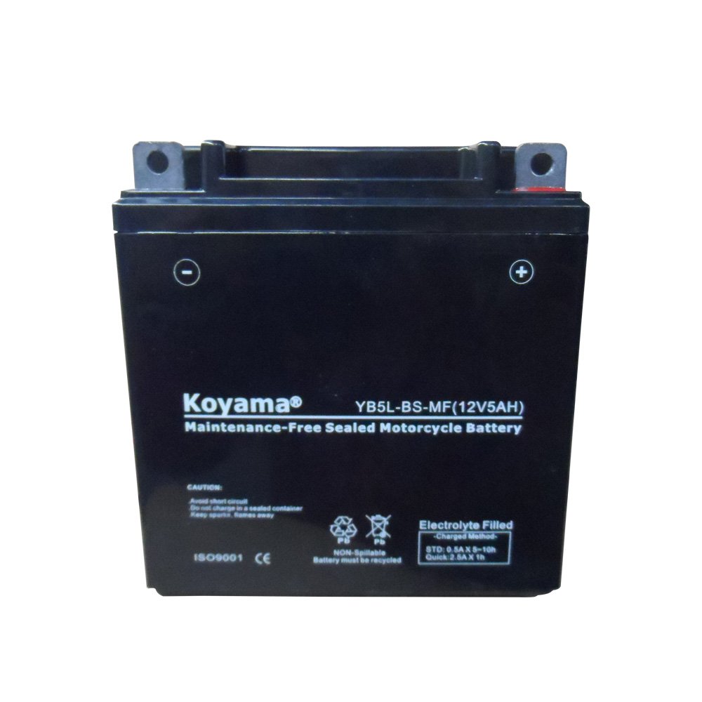 ATY High Performance 12V Lead Acid Battery 5AH 6AH 7AH 8AH for Motorcycles and UPS Storage YB5L-BS Model