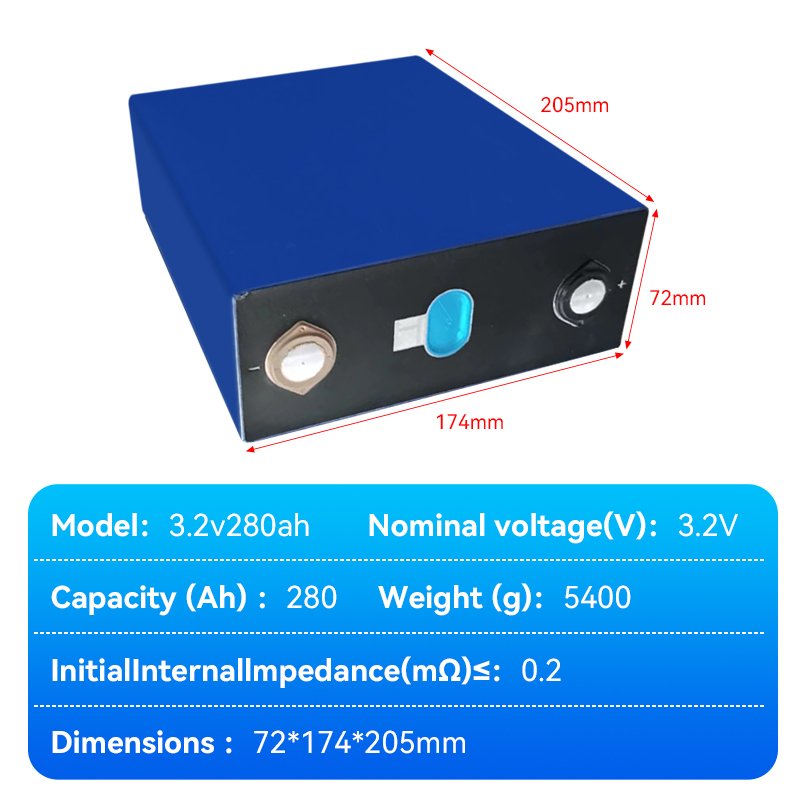 3.2V 230ah 100ah 200ah 228ah 280ah LiFePO4 battery grade A rechargeable prismatic energy storage battery lithium ion batteries