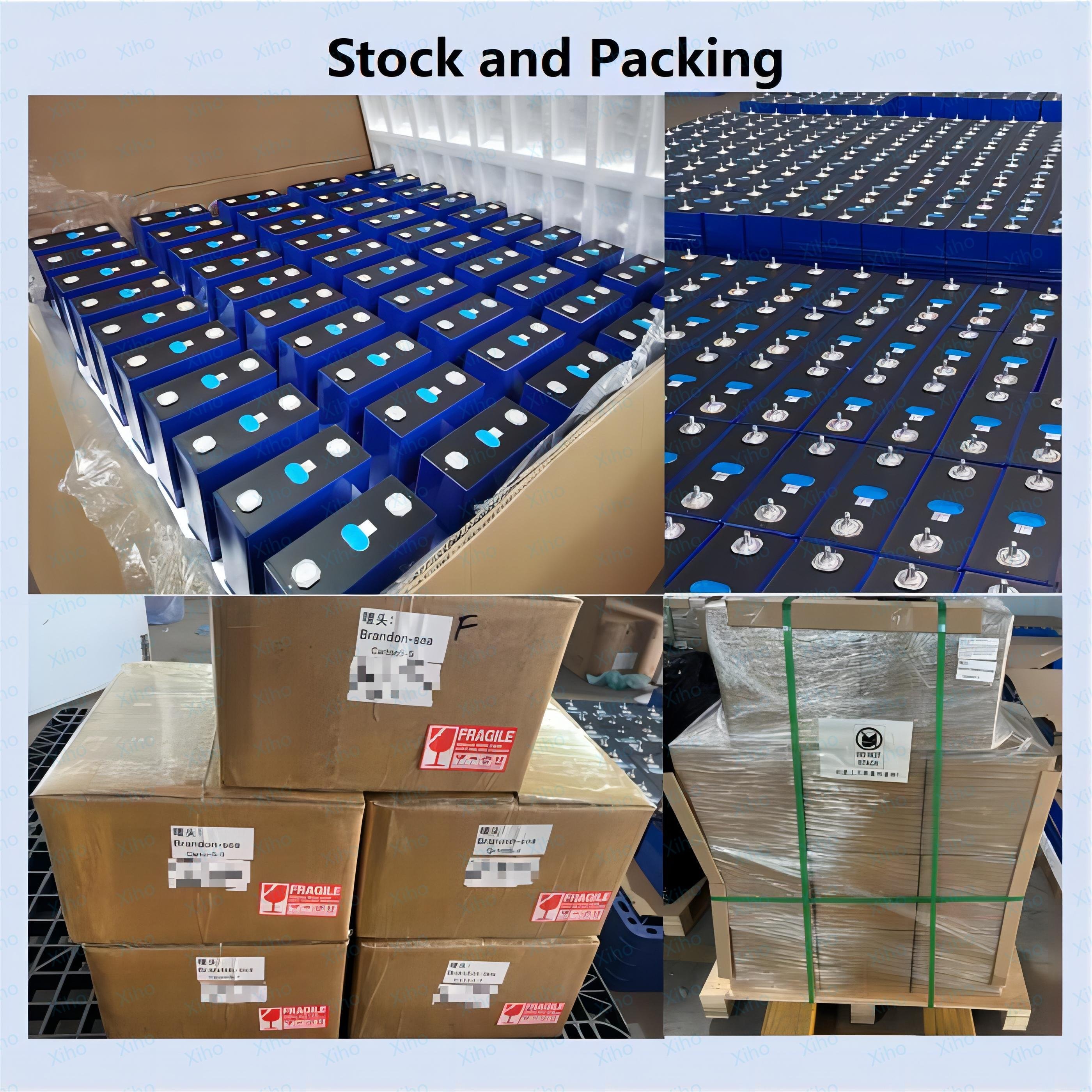 Xiho Ev E 3.2V 50Ah 100Ah 280AH 300Ah 330AH Lifepo4 Battery Cells Solar Lithium Ion Battery Solar Home Energy Storage Batteries
