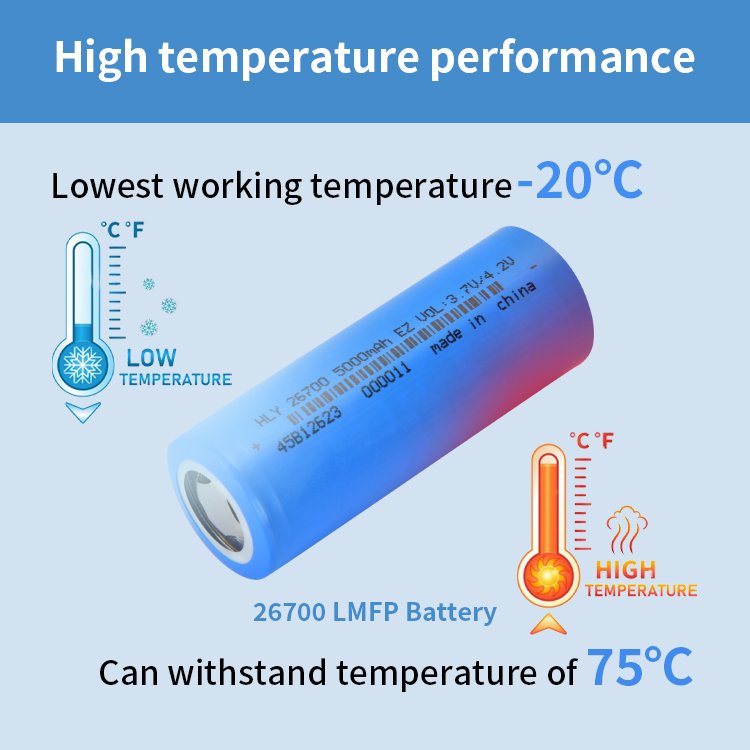 Deep Cycle Life Lithium Ion Batteries LMFP 5000mAh 3.7V Cylindrical Li-ion Battery Cell for Electric Scooter