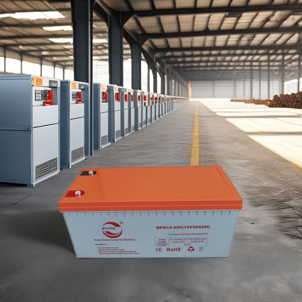 Wholesale 12V200AH Private Label Deep Cycle GEL Lead-Acid Battery CE Certified Power Tools Home Appliances Electric Toys Storage