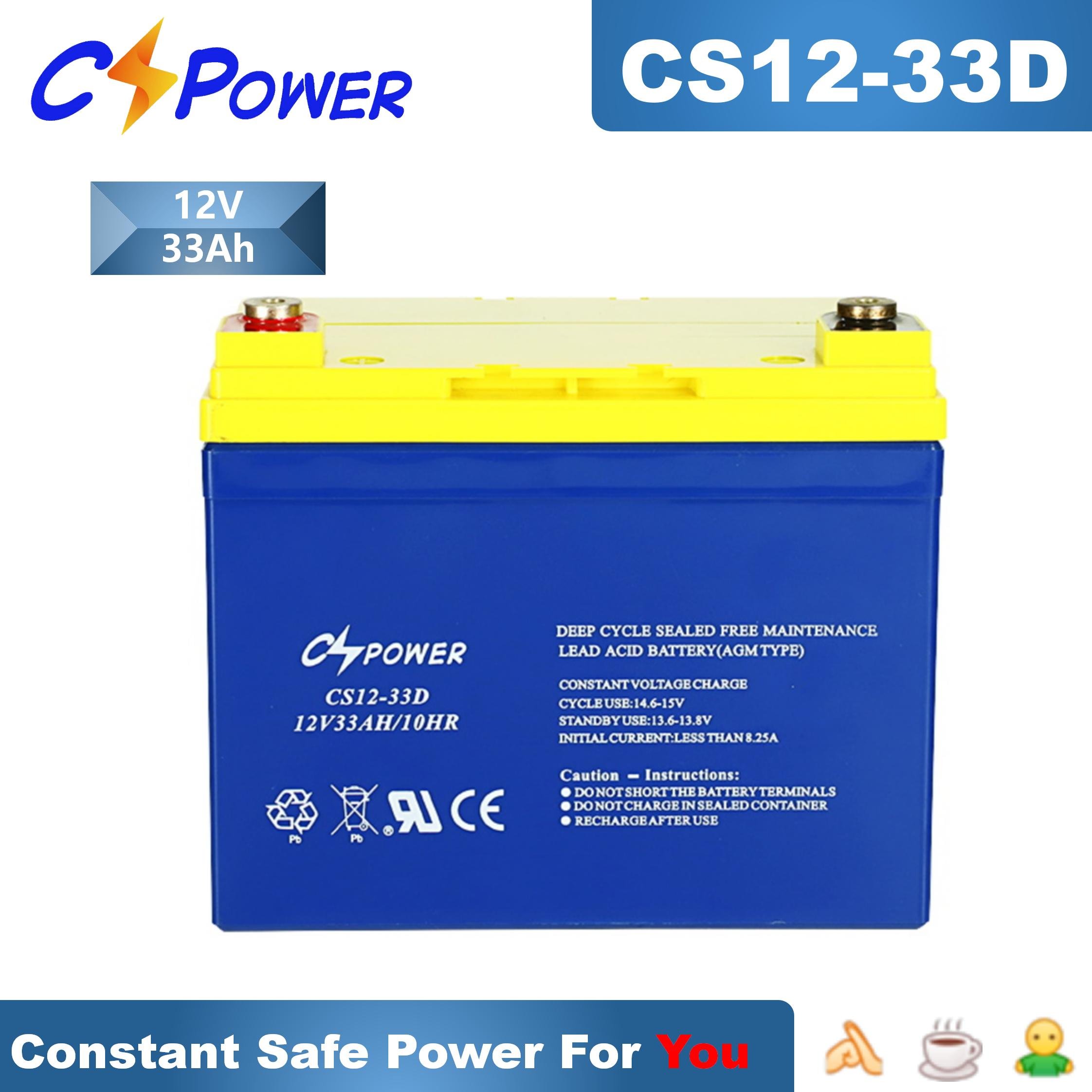 CSPower Low Price Lifetime Rechargeable Batteries Lead Acid Vrla Battery 12V 7Ah VIP CS12-7