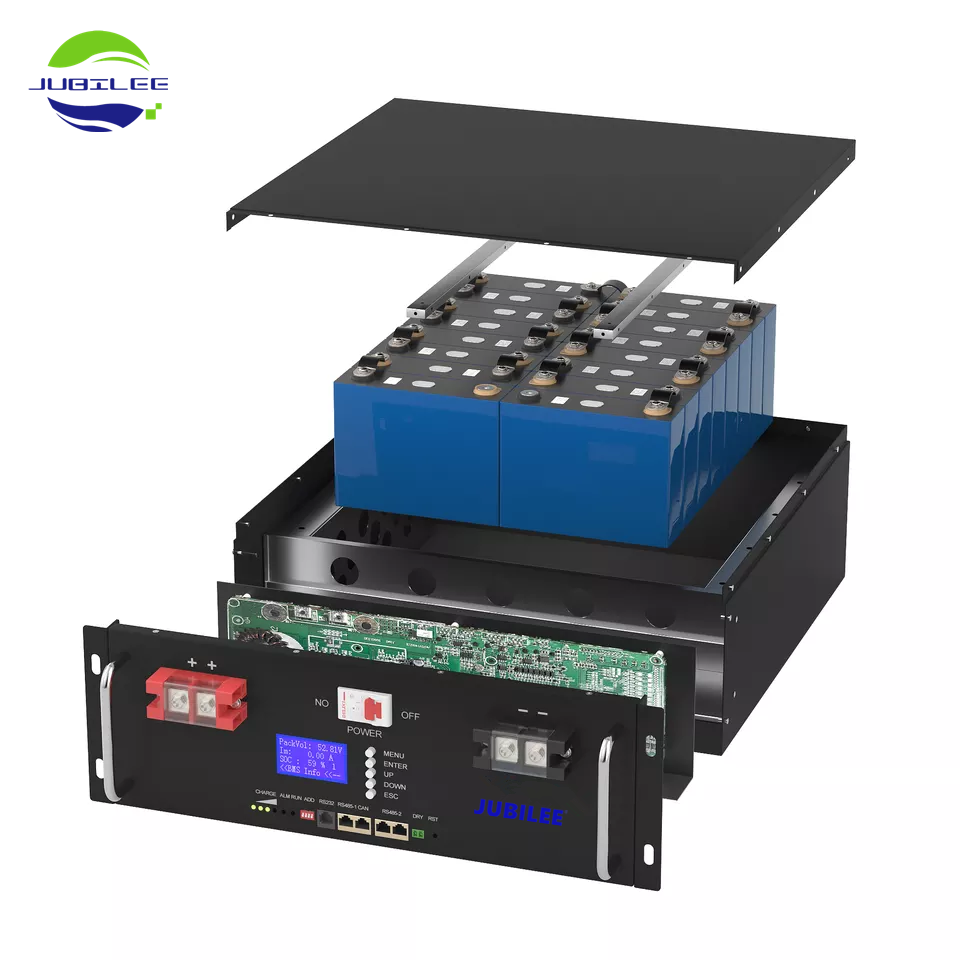 Deep Cycle Lithium Iron Phosphate Battery BMS 12V 24V 48V Lifepo4 Batteries 100Ah 200Ah Lithium Battery Cabinet solar storage