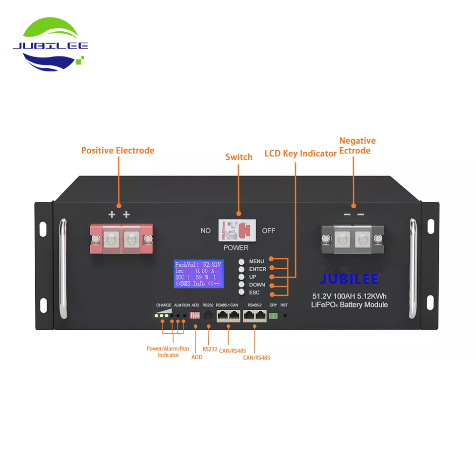 Deep Cycle Lithium Iron Phosphate Battery BMS 12V 24V 48V Lifepo4 Batteries 100Ah 200Ah Lithium Battery Cabinet solar storage
