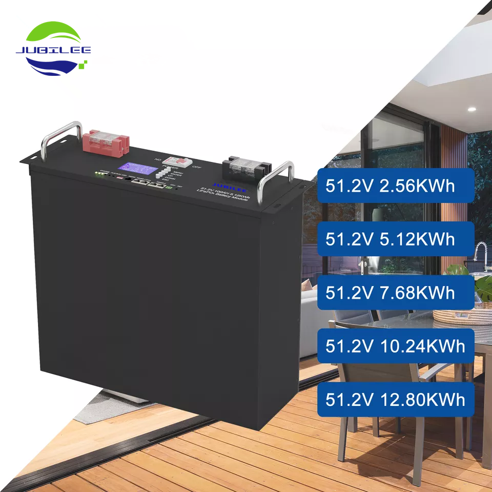 Deep Cycle Lithium Iron Phosphate Battery BMS 12V 24V 48V Lifepo4 Batteries 100Ah 200Ah Lithium Battery Cabinet solar storage