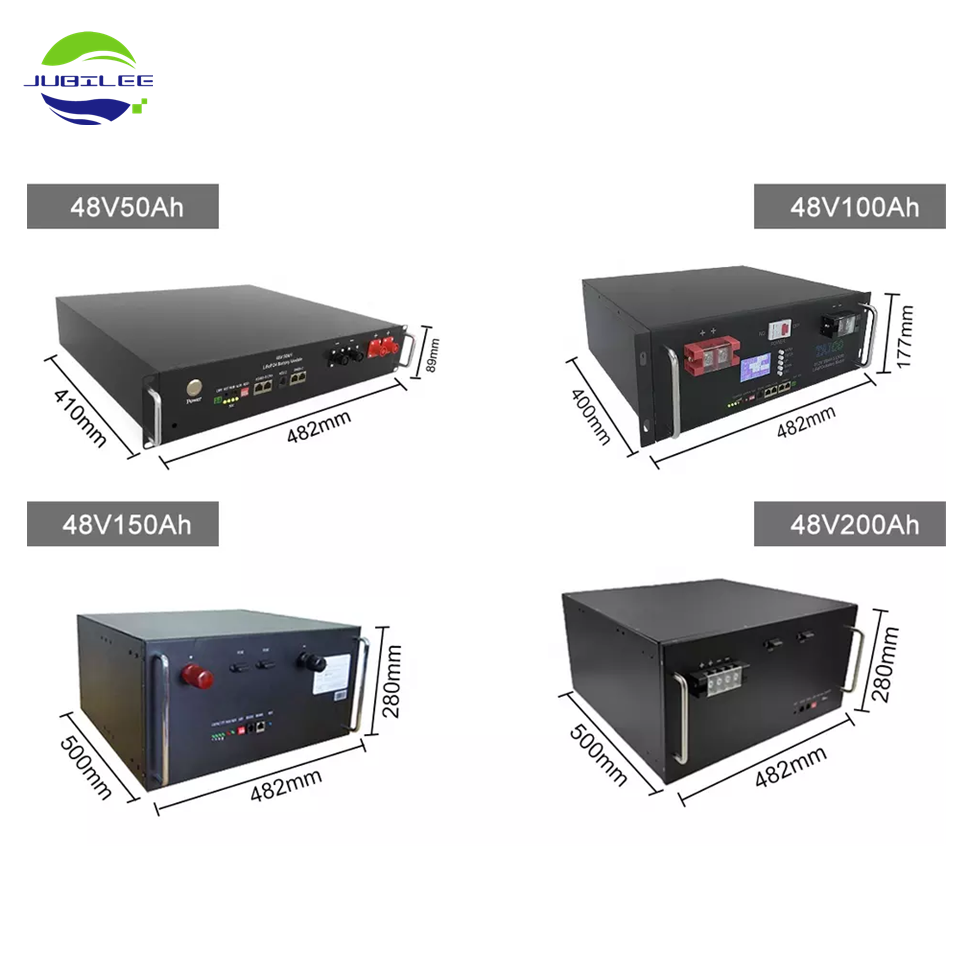 Deep Cycle Lithium Iron Phosphate Battery BMS 12V 24V 48V Lifepo4 Batteries 100Ah 200Ah Lithium Battery Cabinet solar storage