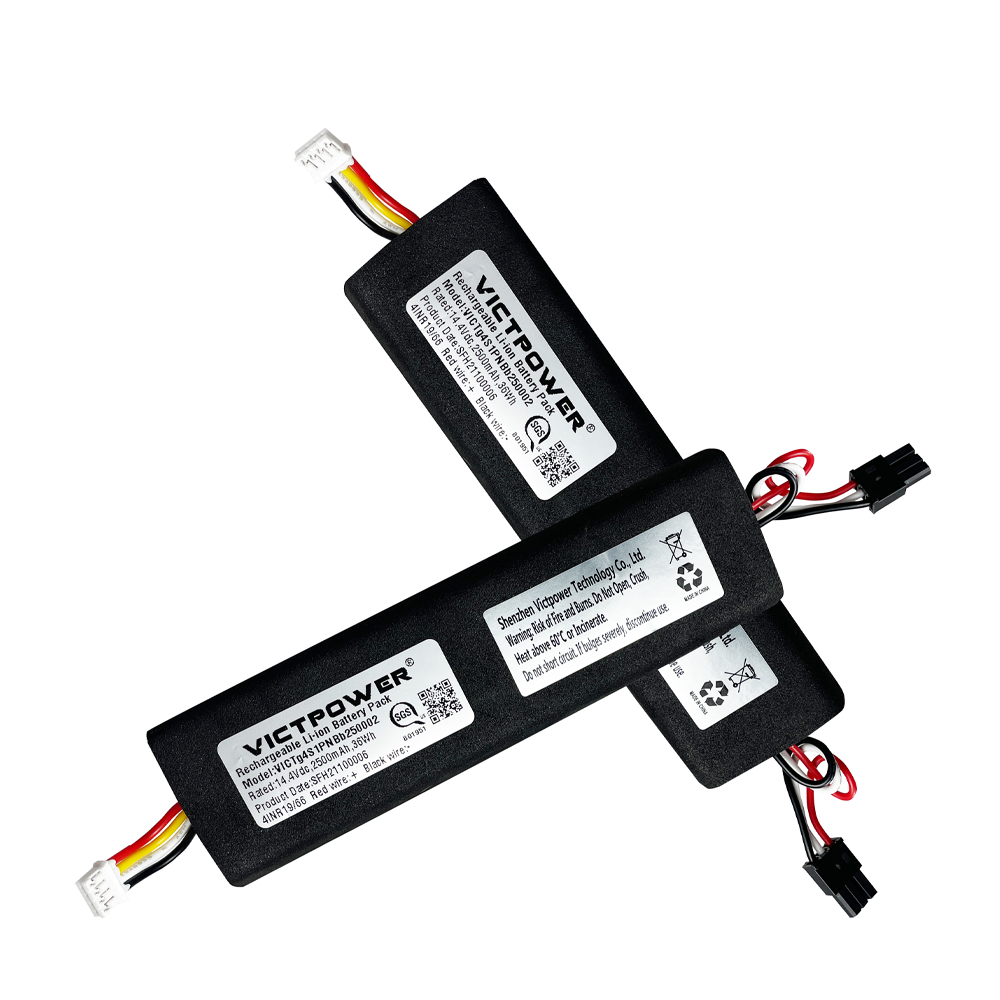 Victpower Hot Selling Custom 18650 2500mah 14.4v Lithium Ion Battery Pack For Massage guns