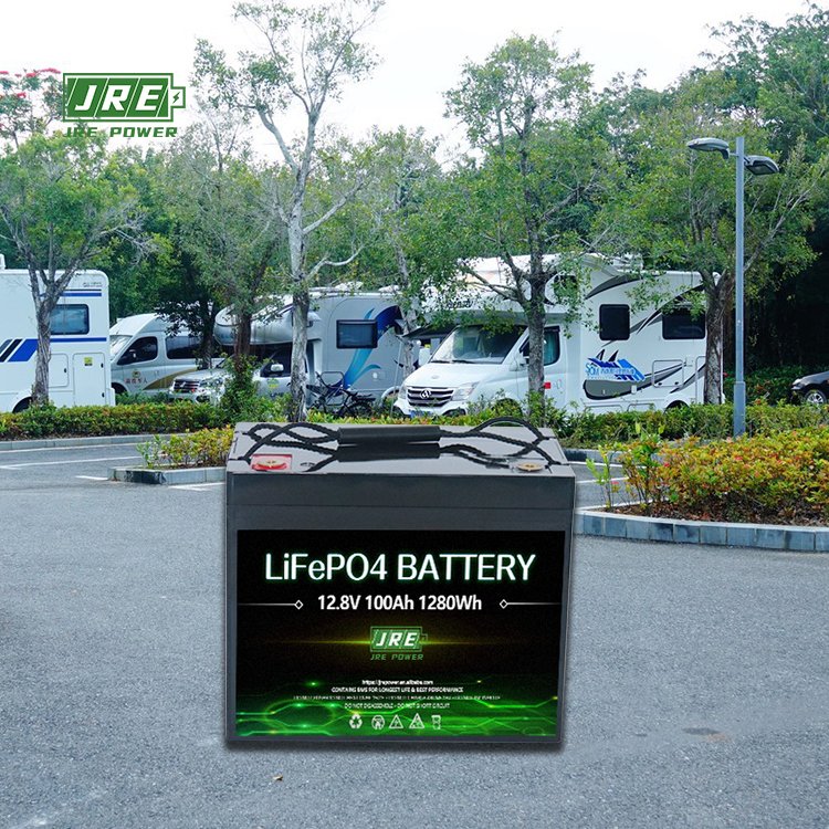12V 100Ah lithium caravan battery system RV lifepo4 battery 12v ion lithium battery Heating function with smart bms