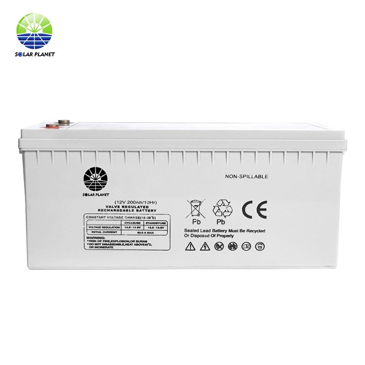Gel Battery Solar Planet Battery Gel 12v 200ah 12 Volt Rechargeable Lead Acid Batteries Wholesale