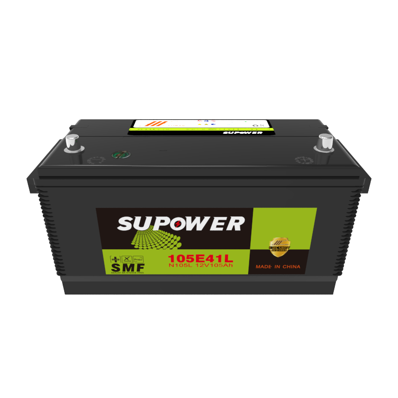 12V 105Ah lead acid battery OEM car maintenance-free battery SUPOWER 105E41