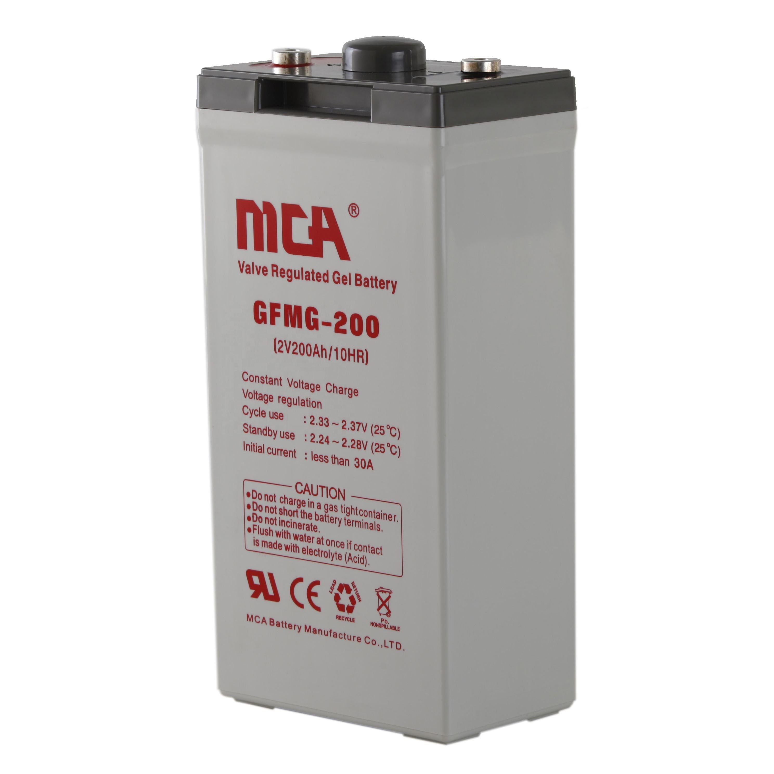 Hot sale solar agm deep cycle lead acid battery 24 v 200ah
