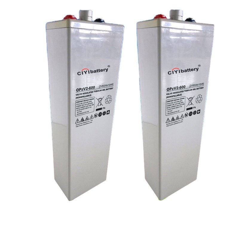 Lead acid Tubular Plate Gel Battery OPZV Battery 2V 600AH
