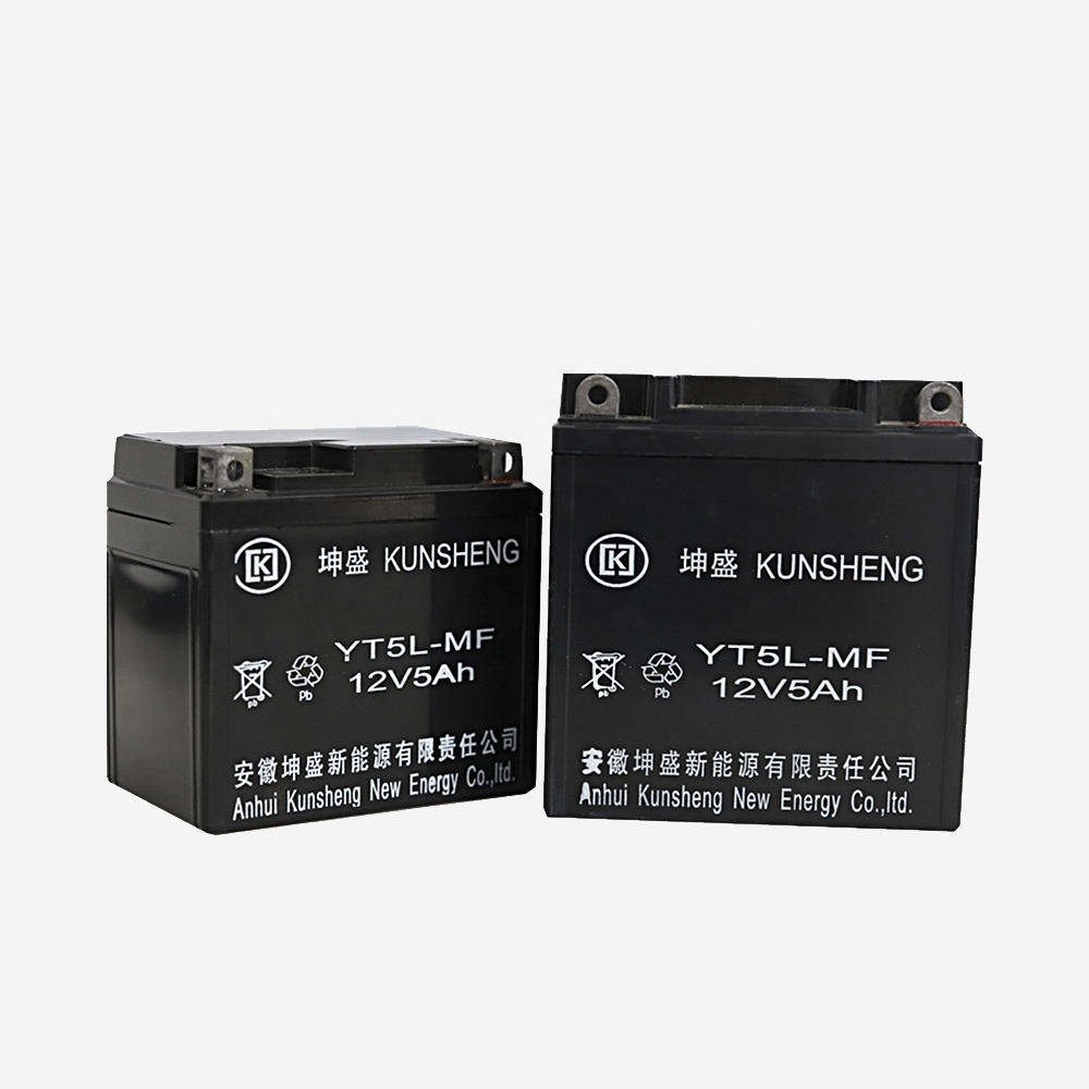 Maintenance Free 12v 5ah 1.9kg Motorcycle Battery Electric Bicycles/Scooters Lead Acid Battery