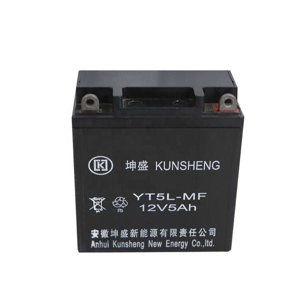 Maintenance Free 12v 5ah 1.9kg Motorcycle Battery Electric Bicycles/Scooters Lead Acid Battery