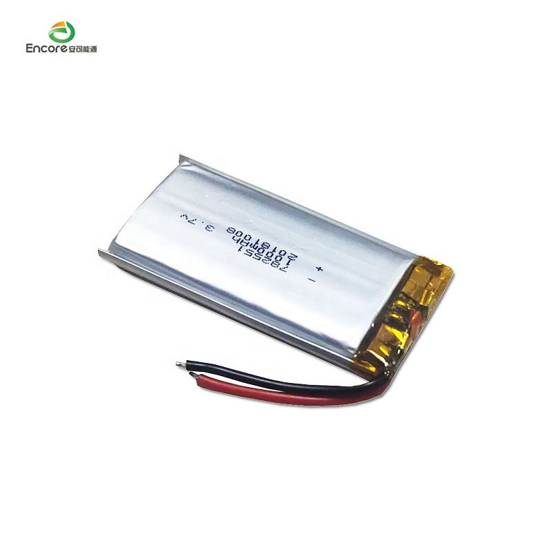 EN782551 3.7v 1000mah re helicopter Lithium-polymer Battery Lithium-ion li ion battery 3.7v 1000mah for Electrical products