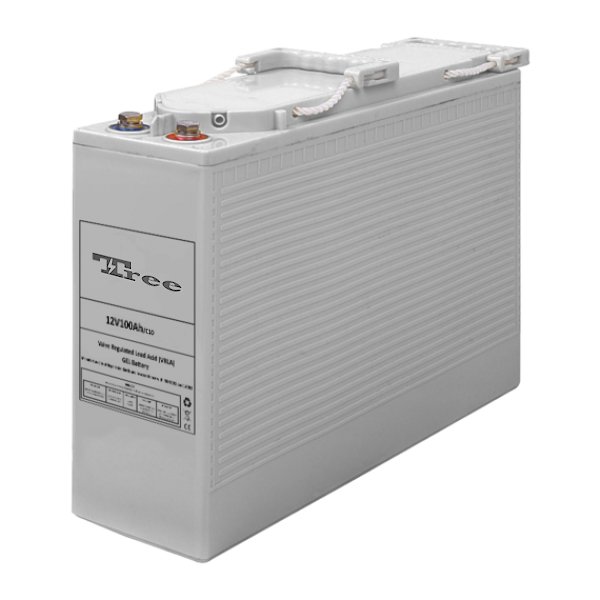 Front terminal 12 volt gel deep cycle battery 100ah 120ah 150ah 12v replaceable solar storage battery tall lead acid battery