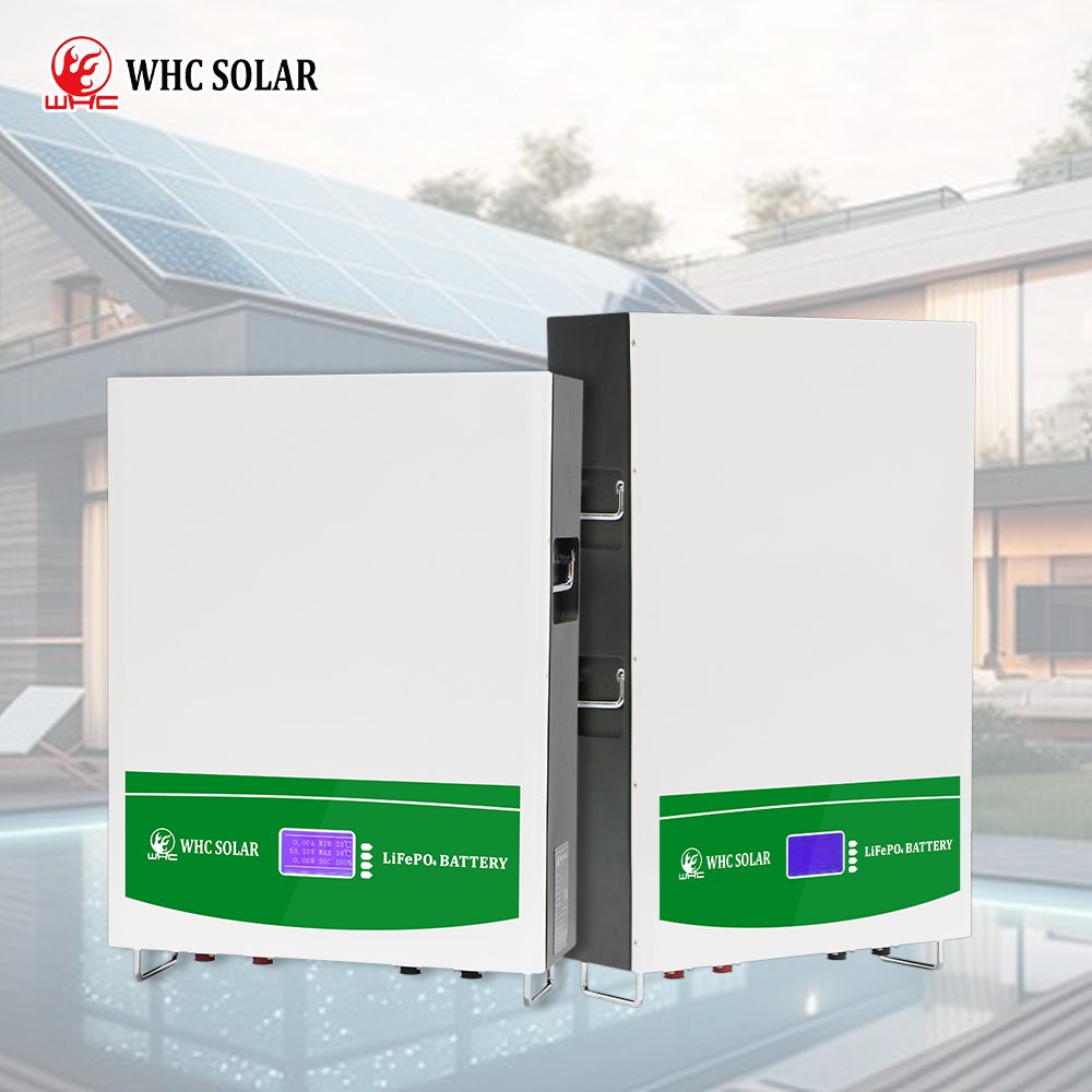 WHC 48V 100Ah 200Ah 5Kwh 10Kwh BMS Power wall Lithium Iron Phosphate Battery Pack Energy Storage Lifepo4 Lithium Ion Batteries