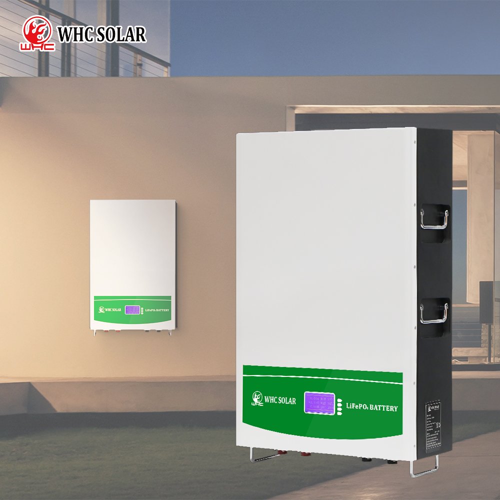 WHC 48V 100Ah 200Ah 5Kwh 10Kwh BMS Power wall Lithium Iron Phosphate Battery Pack Energy Storage Lifepo4 Lithium Ion Batteries