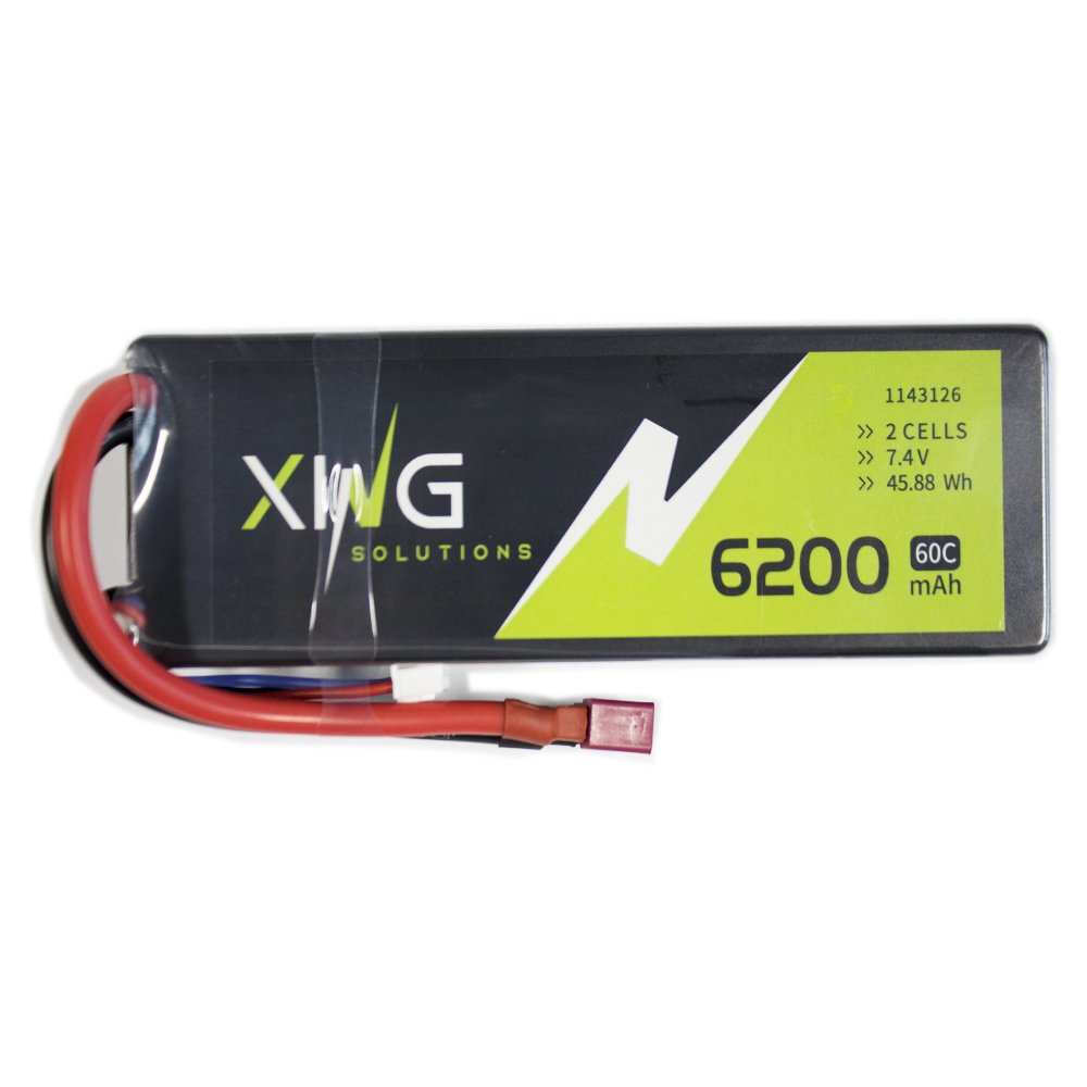 Factory Price Lithium ion Polymer Battery high rate 60C 2S1P 7.4V 6200mah Remote Controlled RC Car Batteries 1143126