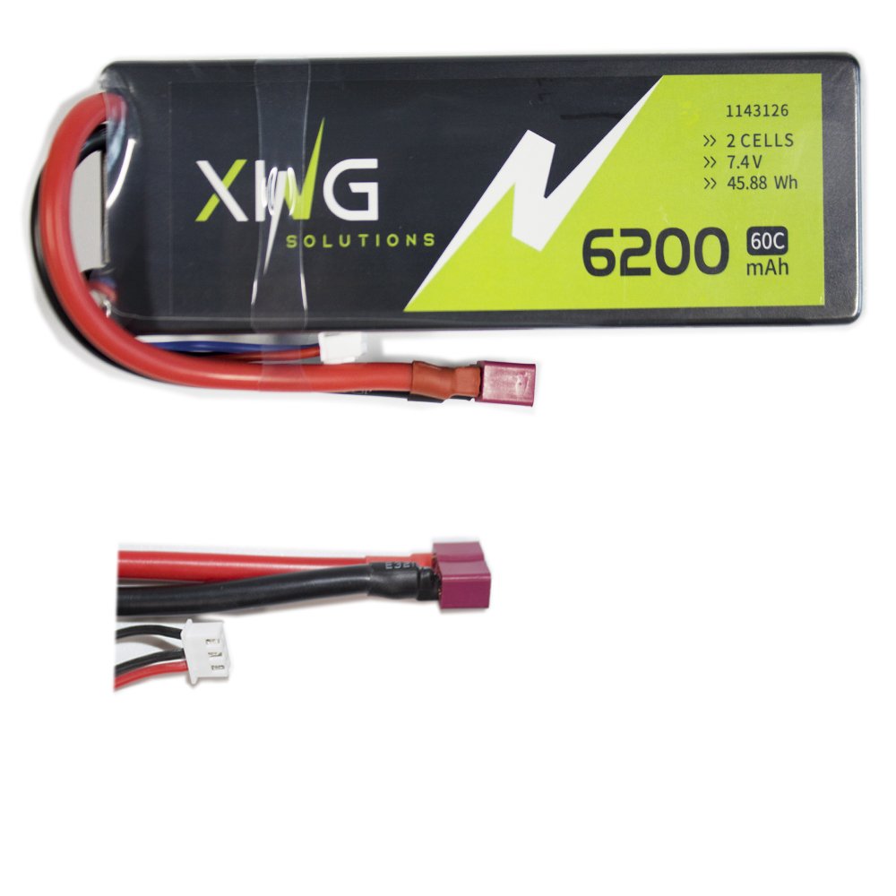 Factory Price Lithium ion Polymer Battery high rate 60C 2S1P 7.4V 6200mah Remote Controlled RC Car Batteries 1143126