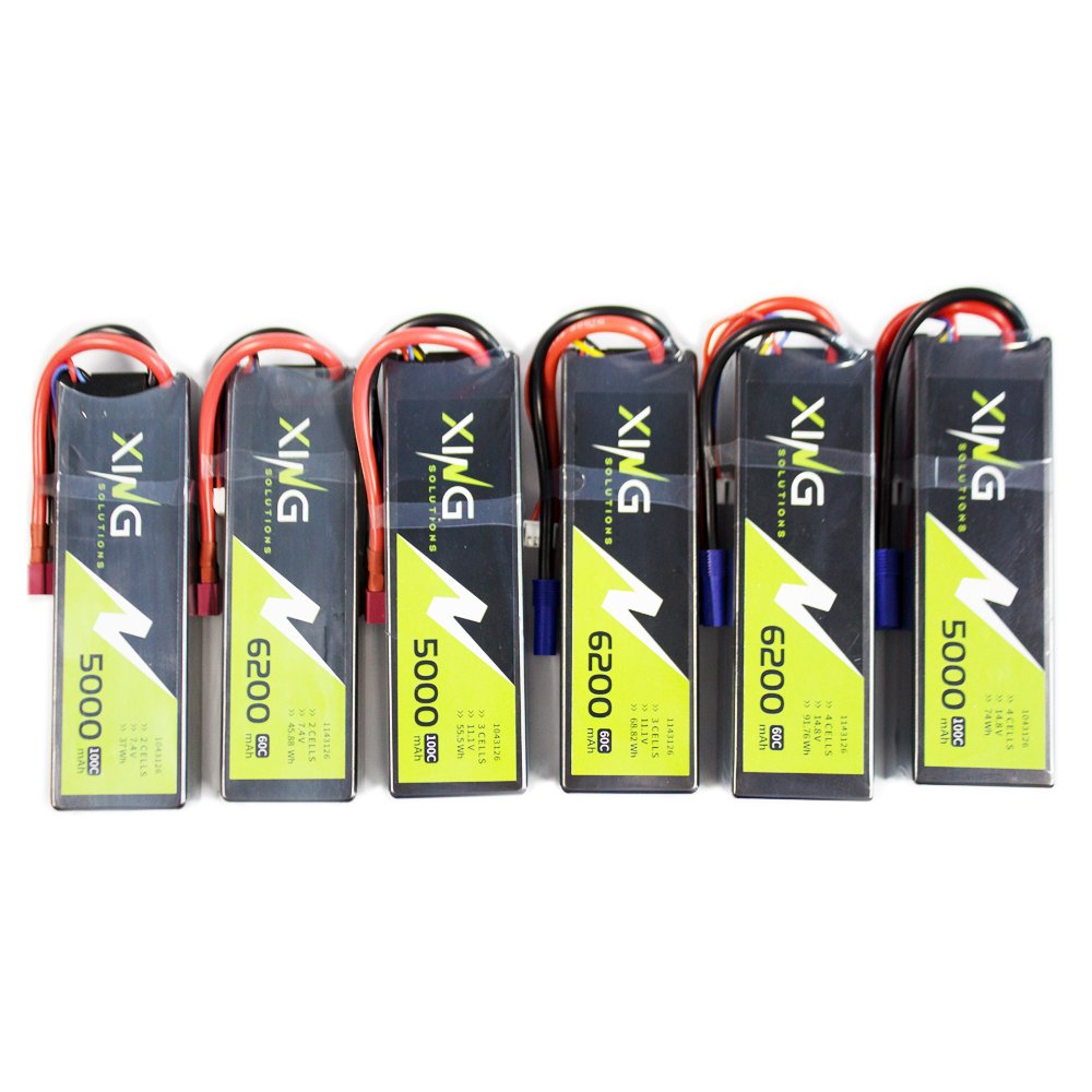 Factory Price Lithium ion Polymer Battery high rate 60C 2S1P 7.4V 6200mah Remote Controlled RC Car Batteries 1143126