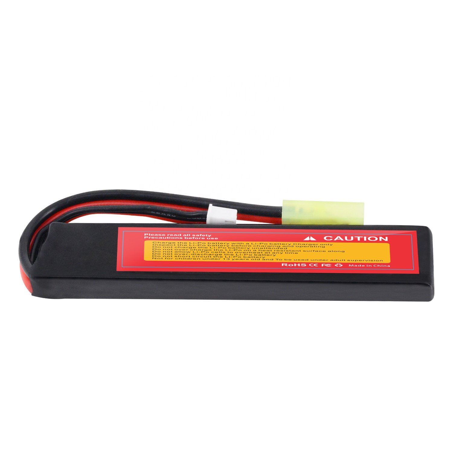 Factory Price CHAMPION 1000mAh 25C 2S 7.4V Soft Case Rechargeable Lipo Batteries Pack with Mini Tamiya for Airsoft