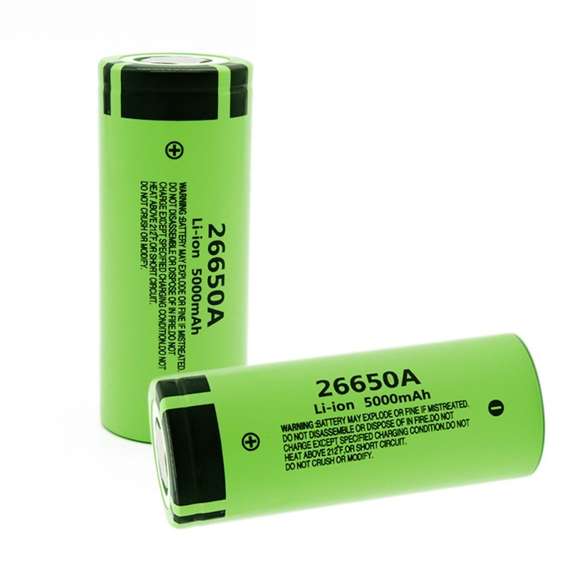 High Quality Cylindrical Lifepo4 3.2v 26650 5000mAh 3.7v 26650A 5000mAh Rechargeable Lithium Battery For panasoni