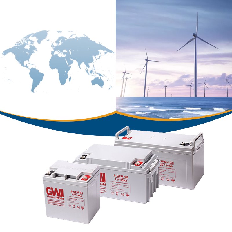 Wholesale Solar battery gel lead acid battery 12v 100ah GW Brand