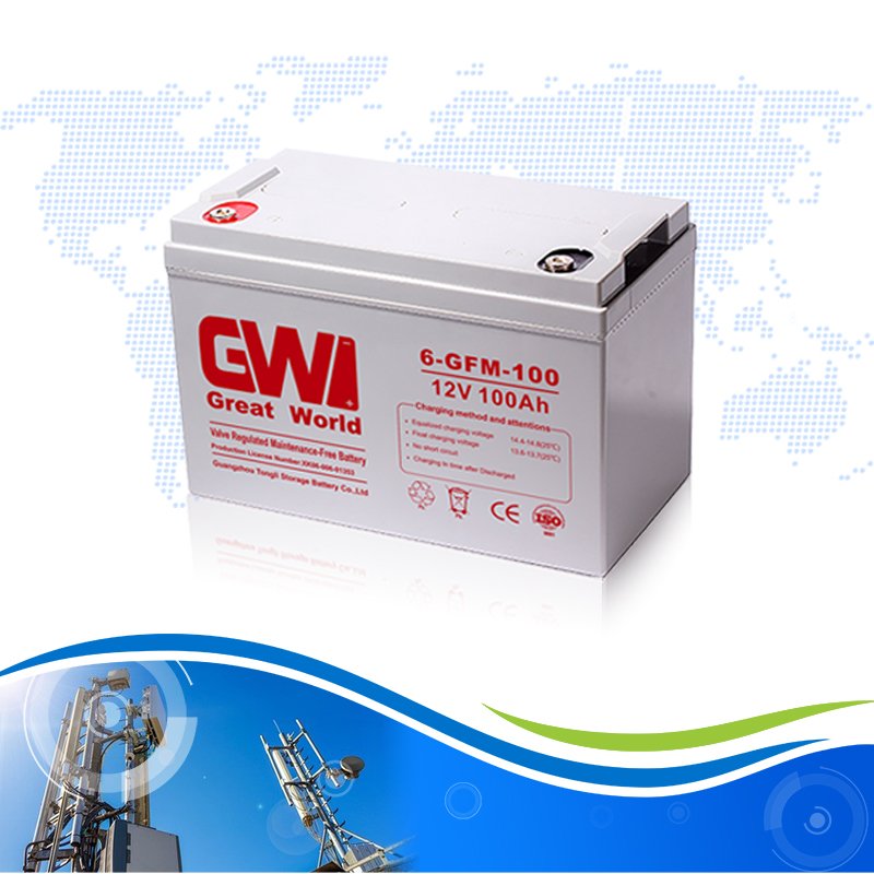 Wholesale Solar battery gel lead acid battery 12v 100ah GW Brand