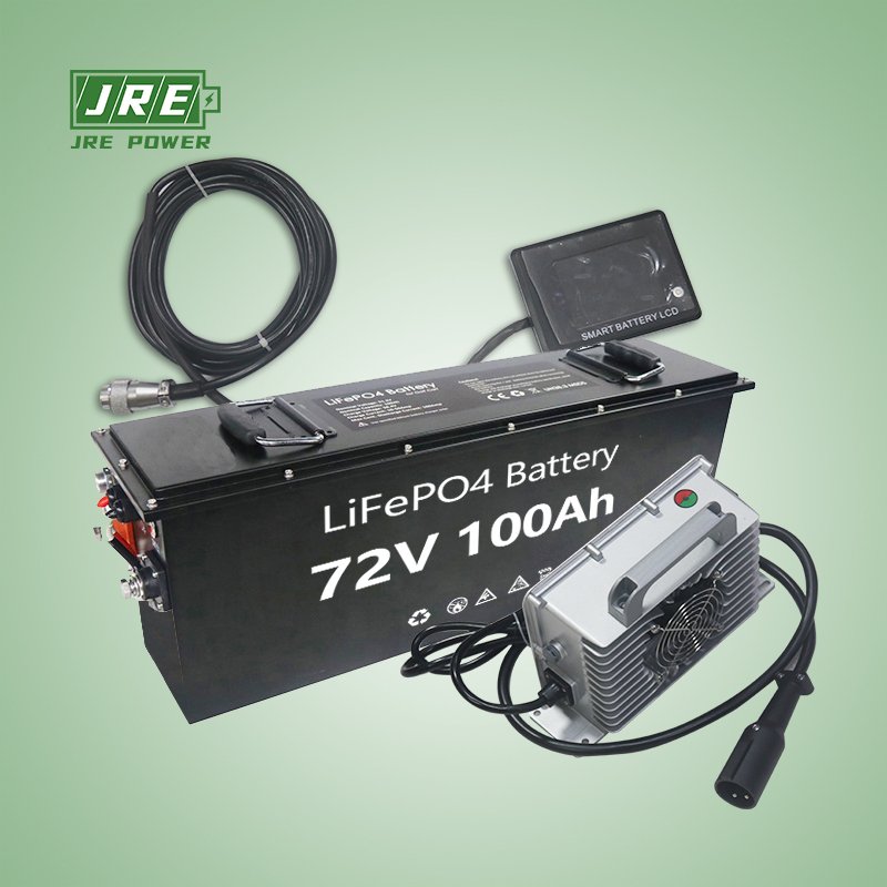 JREPOWER 3840wh 72V 50ah golf cart battery 60ah Lifepo4 battery pack for club cart