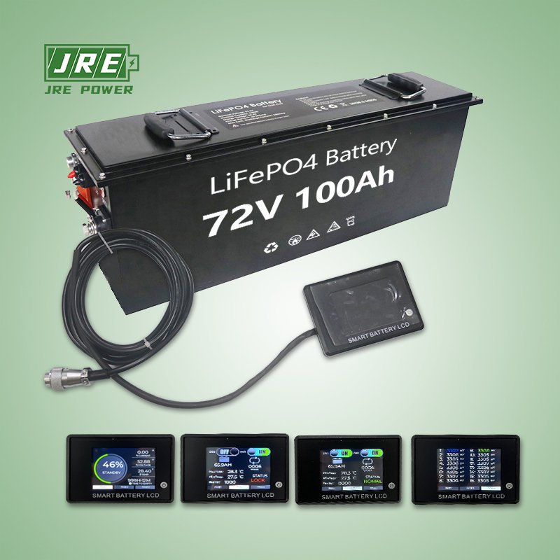 JREPOWER 3840wh 72V 50ah golf cart battery 60ah Lifepo4 battery pack for club cart