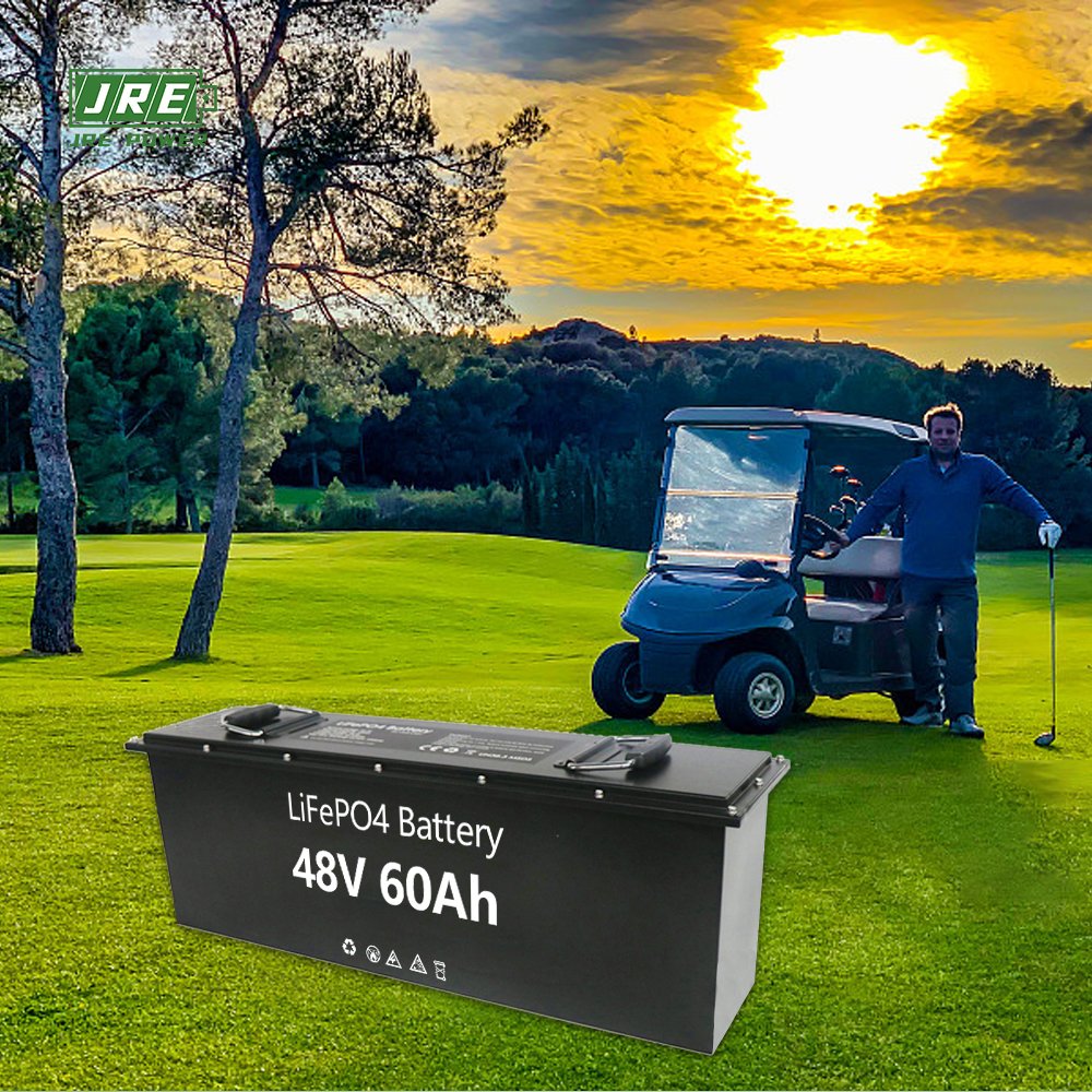 JREPOWER 3840wh 72V 50ah golf cart battery 60ah Lifepo4 battery pack for club cart