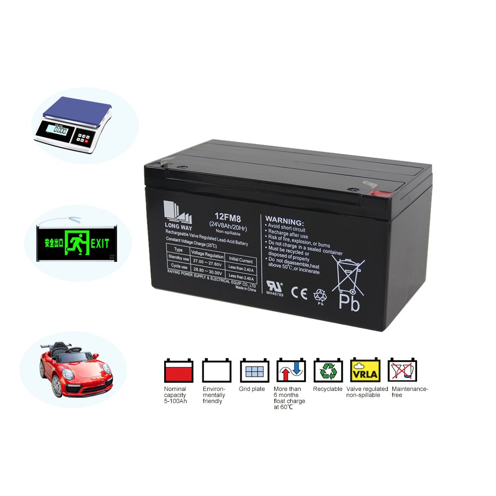 Replacement battery Maintenance Free 24V9Ah 12FM9 Power Electrical Children's Toy Car Scooters VRLA Agm Lead acid Battery