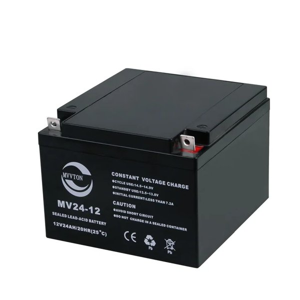 Hot Selling Simple AGM 12V 24Ah Lead-Acid Battery Deep Cycle For Scooter Power Tool Energy Storage And Electric Vehicles