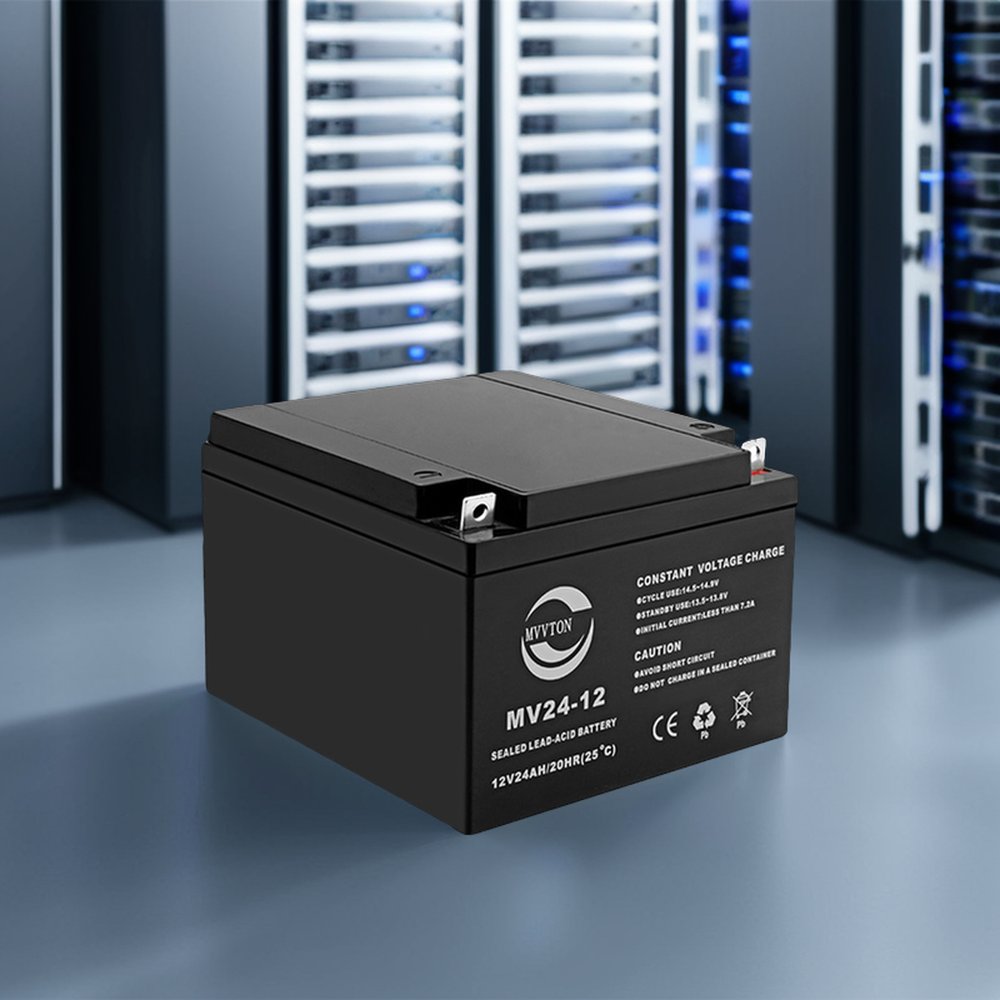 Hot Selling Simple AGM 12V 24Ah Lead-Acid Battery Deep Cycle For Scooter Power Tool Energy Storage And Electric Vehicles